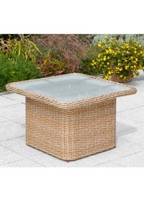 Gartentisch »Duplex Tisch«, 71x72 cm , beige , Merxx