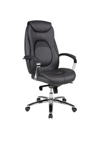 Chefsessel »Mattes XXL«, mit gepolsterten Armlehnen , grau , Duo Collection