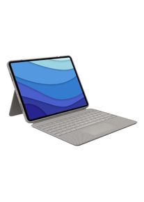 Logitech , Tablet-Hülle »Tastatur Cover Comb« IPad Pro 12,9" (5. Generation) , beige , Schutzhülle und Tastatur für das iPad Pro 12.9" 5. Generation
