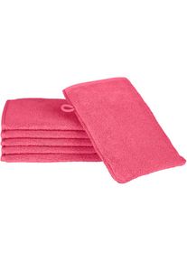 Waschhandschuh »Sensual Skin«, (6 St.), mit Aloe-Vera-Öl veredelt , lila , Ross