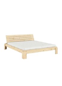 Karup Design Stauraumbett »Layers Bed Headboard, Bettgestell mit Stauraumkopfteil, mehrere Grössen«, inkl. Lattenrost, excl. Matratze, FSC -zertifiziertes...