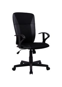 Bürostuhl »Schreibtischstuhl«, Kunstleder-Netzstoff, stylish und komfortabel , schwarz , Inosign
