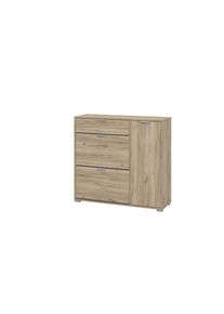 Schuhschrank »Arco 2, Schuhkommode, Schuhregal, Breite 102 cm«, 2 Klappen mit Doppelschuhtrommeln, mit Schublade, in modernen Farben , grau , Inosign