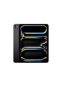Apple , iPad Pro 4. Gen. (2024) M4, 13 Zoll, Space Schwarz , schwarz , Bis zu 10 Stunden Surfen im Web mit WLAN, Video- oder Musikwiedergabe