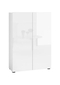 Schuhschrank »Mister«, Breite 80 cm, 2 Türen, Hochglanz Lackiert , weiss , Inosign