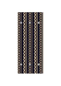 Garderobenleiste »Ketten«, mit 6 Haken, 50 x 120 cm , schwarz , queence