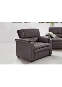 Sit & More Sessel »Pisa«, mit Federkern , braun , sit&more