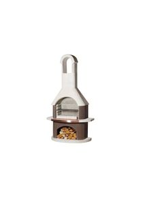 Buschbeck , Grillkamin »Moritz Grillkamin 110 x 65 x 203 cm« , braun