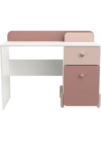 Kinderschreibtisch »Jade«, Schublade, Stauraum, Runde Knopfgriffe mit Roségoldfarben-Finish , rosa , Demeyere Group