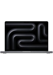 Apple , MacBook Pro 14 Zoll (2023), M3 Chip, 8C CPU, 10C GPU , grau , 802.11ax WLAN, Bluetooth 5.3, 2x Thunderbolt 3 / USB 4 (USB-C-Formfaktor), 1x...