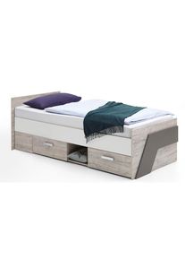 Funktionsbett »Nona«, mit Stauraum , rot , FMD