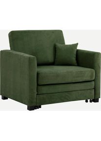Sessel »Mexico Schlafsessel«, mit ausziehbarer Schlaffunktion, B/T/H: 98/83/87 cm , grün , Home Affaire