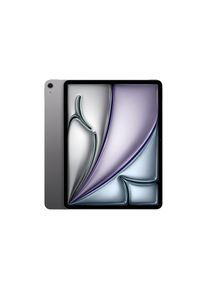 Apple , iPad Air 6. Gen. (2024) M2, 13 Zoll, Space Grau , grau , Bis zu 10 Stunden Surfen im Web mit WLAN, Video- oder Musikwiedergabe