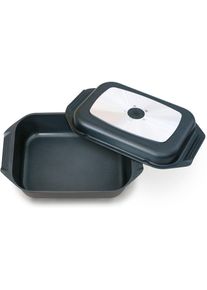 Bräter »Karree Rechteckbräter 42x26cm«, Aluminiumguss, (1 tlg.) , schwarz , ELO