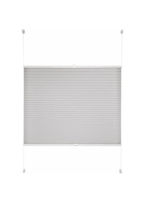 Plissee »Allegra« verdunkelnd energiesparend ohne Bohren Fixmass , grau , GOOD LIFE , Obermaterial: 94% Polyester, 6% sonstige Fasern