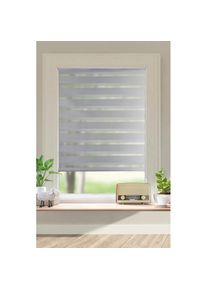 my home, my home Doppelrollo &raquo;Dark&laquo; Lichtschutz Sichtschutz ohne Bohren freih&auml;ngend Klemmfix, Fixmass, strukturiert, uni, monochrom, basic, 