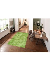Bruno Banani Teppich »Dana Teppich, besonders weich und kuschelig, Kundenliebling«, rechteckig, 30 mm Höhe, uni, Mikrofaser Teppiche, Wohnzimmer, Schlafzimmer,...