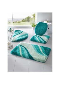 Badematte , blau , Hagemann