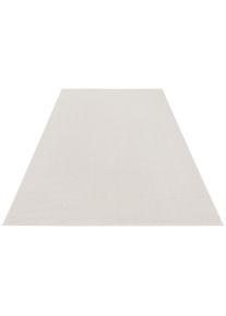 Teppich »Alagnon«, rechteckig, 6 mm Höhe, Kurzflor, Streifen Optik, samtige Oberfläche, Unifarben Design , beige , ELLE DECORATION