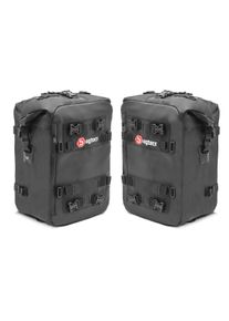 Sacoche pare carter paire pour Suzuki DR 800 / 750 S BIG Bagtecs CB8 20Ltr noir