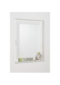 K-home, K-home Plissee &raquo;COMO&laquo; Lichtschutz freih&auml;ngend, wollwei&szlig;, Obermaterial: 100% Polyester