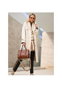 Heine, Unisex, Heine Wintermantel, champagner, 40, in modischer Longform