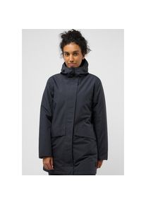 Jack Wolfskin, Unisex, Funktionsmantel &raquo;TEMPELHOF COAT W&laquo;, phantom, L (42/44), Leicht isolierender Regenmantel