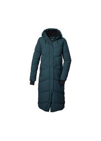 Killtec , Steppmantel »KOW 87 WMN QLTD CT« , blau , 42 , Damen Wintermantel in Daunenoptik mit regulierbarer Kapuze