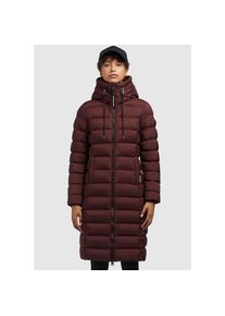 Khujo, Unisex, Khujo Steppmantel &raquo;AETHE&laquo;, raisin wine, XL (42), Knielanger Khujo Mantel AETHE im Slim Fit Style