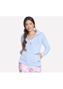 Skechers , Funktions-Kapuzensweatjacke , blau , XS (34) , Funktions-Kapuzensweatjacke von Skechers