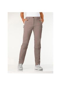 Casual Looks , Zip-off-Hose , grau , echtes Multitalent