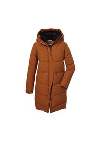Killtec , Steppmantel »KOW 16 WMN QLTD PRK«, Wasser- und windabweisender Parka, atmungsaktiv, recyceltes Material , gelb , 38 , Parka in Daunenoptik