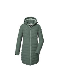 Killtec , Steppmantel »KOW 96 WMN QLTD CT«, Langer Damenmantel, atmungsaktiv, winddicht, wasserabweisend, recycelt , grau , 36 , Damen...