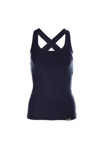 WINSHAPE, Unisex, Sporttop &raquo;WVR25&laquo; Cross Back Style, night blau, XS, Cross-Back-Top mit eingearbeitetem Sport-Bustier