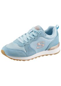 Skechers , Sneaker »OG 85 - GOLDN GURL« Schnürschuh, Original-Retro-Jogginschuh mit Air-Cooled Memory Foam , blau , 35 , Skechers Hybrid-Sneaker...