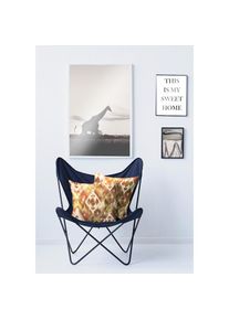 Apelt, Apelt Dekokissen &raquo;Jones&laquo;, orange, gemustert, Polyester, 1 Stk.