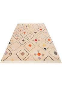 Teppich »Mont Royal« rechteckig 8 mm Höhe Wohnzimmer , beige , Wecon Home , Obermaterial: 100% Polyester