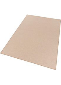 Teppich »Casual« rechteckig 4 mm Höhe Kurzflor, Unifarben, Weich, Wohnzimmer, Schlafzimmer, Esszimmer, Flur , beige , HANSE Home , Obermaterial:...