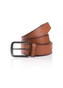 Tom Tailor, Herren, Tom Tailor Synthetikg&uuml;rtel &raquo;TTRoss&laquo; mit geschw&auml;rzter Schliesse und Logopr&auml;gung auf der Spitze, hellbraun, 80, Tom Tailor 