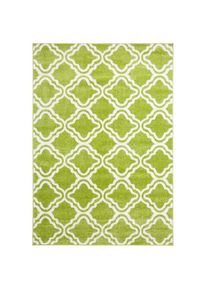 Teppich »Debora« rechteckig 13 mm Höhe Kurzflor Teppich, gemustert, geometrisches Design, weich , grün , my home , Obermaterial: 100% Polypropylen