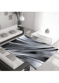 Teppich »Parma 9210« rechteckig 9 mm Höhe Läufer, Kurzflor, Wohnzimmer , schwarz , Ayyildiz Teppiche , Obermaterial: 100% Polypropylen