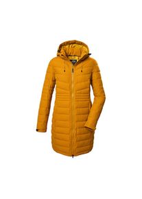 Killtec , Steppmantel »KOW 96 WMN QLTD CT«, Langer Damenmantel, atmungsaktiv, winddicht, wasserabweisend, recycelt , gelb , 36 , Damen...
