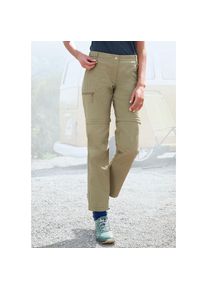 active by Lascana Lascana Active, Unisex, LASCANA ACTIVE Trekkinghose mit Zip-off Beinen, khaki, 40, N-Gr, Trekking Hose mit abnehmbarem Bein