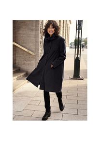 Inspirationen, Unisex, Kurzmantel, schwarz, 42, flauschige, woll&auml;hnliche Qualit&auml;t