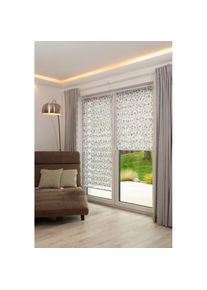 Doppelrollo »Delphi« Lichtschutz ohne Bohren im Fixmass , grau , K-home , Obermaterial: 100% Polyester