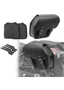 Set 2x Sacoche Cavalière + support pour Yamaha XVS 1300 Custom Craftride Fargo