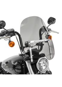 Pare Brise CW1 pour moto custom fumé noir Craftride CB56592