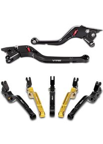 Levier de frein et levier d'embrayage pour Honda CBR 1000 RR Fireblade SP-2 17-18 V-Trec Set de Leviers VX