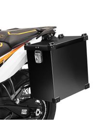 Valise laterale aluminium pour Kawasaki Versys-X 300 Bagtecs Namib 35L noir
