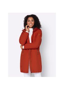 Casual Looks, Unisex, Kurzmantel, rostrot, 20, weiche Microfaser